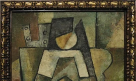 Tranh giả vẽ lại theo tranh của họa sỹ Thành Chương được triển lãm công khai 