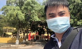 Tác giả rời khu cách ly huyện Thủy Nguyên trưa 30 Tết 