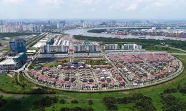 Một góc Khu đô thị mới Thủ Thiêm. Ảnh: Zing