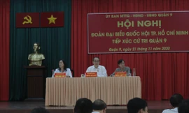 Các đại biểu Quốc hội tiếp xúc cử tri quận 9 ngày 21/11 