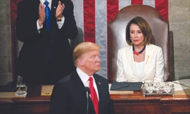 Chủ tịch Hạ viện Mỹ Nancy Pelosi vừa bảo đảm rằng ông Trump sẽ là tổng thống thứ ba trong lịch sử Mỹ bị luận tội tại Hạ viện ảnh: Washington Post 