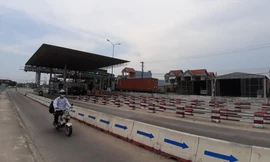 Trạm thu phí BOT quốc lộ 1 tại thị xã Điện Bàn, Quảng Nam thu phí 4 năm nhưng đến nay chưa quyết toán Ảnh: Nguyễn Thành 