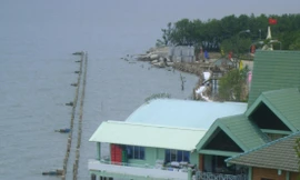 Hiện trạng sạt lở đê biển Tây Cà Mau 