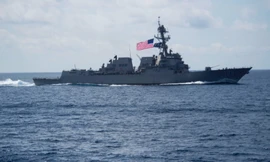 Tàu chiến Mỹ trong một lần tiến vào biển Đông ảnh: US Navy 