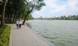 Dự án chỉnh trang, cải tạo, kè hồ Hoàn Kiếm đã phát huy được giá trị di sản, đóng góp vào việc giữ gìn kiến trúc, cảnh quan chung của Hà Nội Ảnh: Duy Phạm 