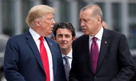 Trong cuộc điện đàm vừa qua, ông Trump và ông Erdogan đã bàn về việc mở rộng thương mại ảnh: Kevin Lamarque