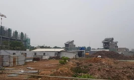 Dự án khu nghỉ dưỡng Wyndham Thanh Thủy quảng cáo, bán hàng căn hộ kèm khoáng nóng khi chưa được cấp phép. Ảnh: Trần Hoàng 