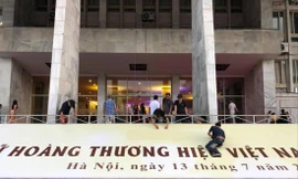 Nữ hoàng thương hiệu Việt Nam 2019 phải dừng tổ chức vào phút chót. Ảnh: TRẦN HIỆP 