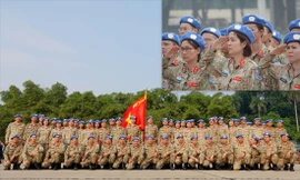  Theo kế hoạch, ngày 19/11, BVDC2.2 sẽ lên đường tới Nam Sudan nhận nhiệm vụ ẢNH: NGUYỄN MINH 