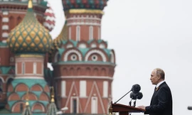 Ông Putin đọc diễn văn trước cử tọa trong Ngày chiến thắng 
