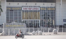 Khu LHTTQG Mỹ Đình cho thuê đất trái phép khu đất chờ dự án, theo kết luận của Kiểm toán Nhà nước ảnh: P.v 