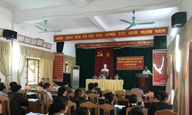 Kỳ họp HĐND xã Vân Hà, huyện Phúc Thọ, Hà Nội 