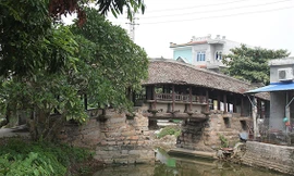 Nguyên trạng Cầu Ngói chợ Thượng trong hồ sơ di tích. ảnh: Hoàng Long 