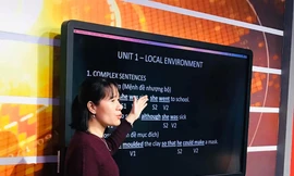  Giáo viên Hà Nội dạy học trên truyền hình 