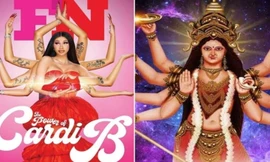 Hình ảnh Cardi B bị cho là xúc phạm Nữ thần Durga của đạo Hindu 