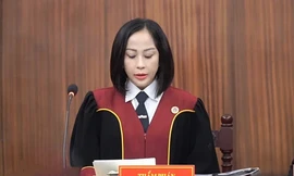 Thẩm phán Hoàng Thị Bích Duyên.