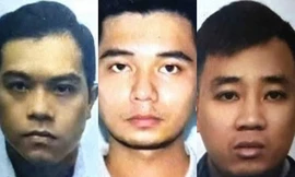 3 đối tượng đang bị truy nã.