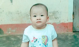 Cháu bé bị tim bẩm sinh cần được giúp đỡ