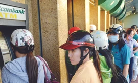 ATM quá tải, hết tiền