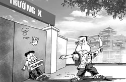 Trấn lột hơn 10 triệu đồng của bạn học