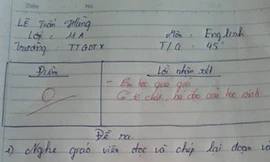 Lời phê 'không đụng hàng' của các thầy cô giáo
