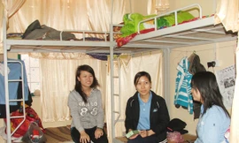 Những công nhân trẻ đầu tiên của KCN Bắc Thăng Long được ở khu nhà dành cho công nhân tại Kim Chung (Đông Anh, Hà Nội) Ảnh: Minh Tuấn