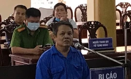 Bị cáo Nghĩa tại phiên tòa