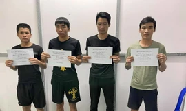 Bơi qua biên giới để về quê ăn Tết, 4 đối tượng bị bắt giữ