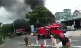 Cháy cây xăng, 2 người bỏng nặng, 1 người chết tại chỗ