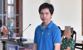 Bị cáo Út tại tòa