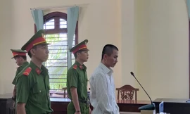 Bị cáo Trí tại phiên tòa - Ảnh: Kim Hà