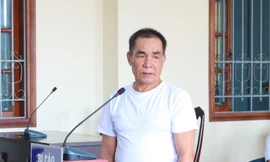 Bị cáo Linh tại phiên tòa - Ảnh: Kim Hà.