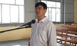 Bị cáo Kiệt tại tòa.