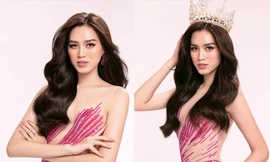 Hoa hậu Đỗ Thị Hà lần đầu tiên giữ cương vị đại sứ hình ảnh của Tiền Phong Golf Championship. 