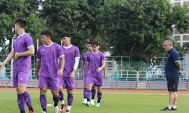 Quang Hải, Quế Ngọc Hải trở lại tập luyện buổi cuối trước trận gặp Lào