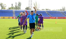 ĐT nữ Việt Nam hướng tới giành 3 điểm trước chủ nhà Tajikistan