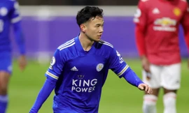 Thanawat trong màu áo U23 Leicester.