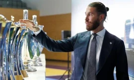 Ramos cùng bộ sưu tập danh hiệu tại Real. 