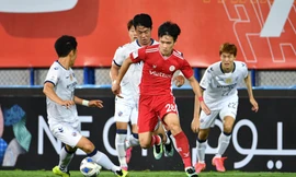 Các cầu thủ Viettel chơi tự tin trong lần đầu dự AFC Champions League