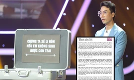 Đạo diễn xin lỗi sau vụ 'ly hôn vợ nếu không đẻ con trai' của người chơi 