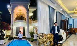 Bên trong biệt thự mới hoành tráng của nghệ sĩ Quang Tèo