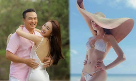 Vợ kém 16 tuổi của Chi Bảo thông báo mang thai, khoe loạt ảnh thời con gái nóng bỏng