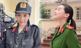 Nhan sắc hai nữ thiếu úy xinh đẹp trong 'Bão Ngầm' 