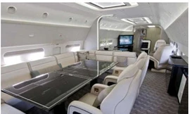 Chiêm ngưỡng 'lâu đài bay' siêu xa hoa