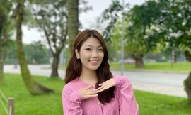 Những nữ sinh ấn tượng tại vòng Chung kết cuộc thi 'Hoa khôi VNUA 2024'