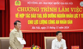 ĐHQG Hà Nội và Bộ Công an hợp tác đào tạo nguồn nhân lực y tế chuyên biệt cho lực lượng Công an