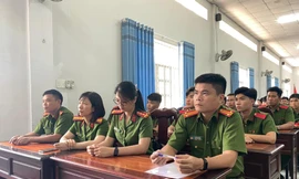 Tuổi trẻ ĐH Cảnh sát Nhân dân ra quân ‘Chiến dịch Hành quân Xanh’ tại Sóc Trăng