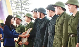 Giao lưu tân binh Thủ đô Hà Nội lên đường nhập ngũ năm 2023