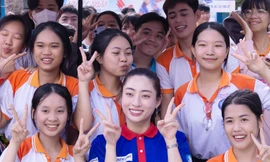 ‘Vững tâm lý – Vượt mùa thi’ cùng Hoa hậu Lương Thùy Linh: Truyền cảm hứng cho hơn 2.000 sĩ tử tại Vĩnh Long