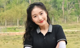 Nữ sinh có nhan sắc trong trẻo được ví như Á hậu Phương Nhi